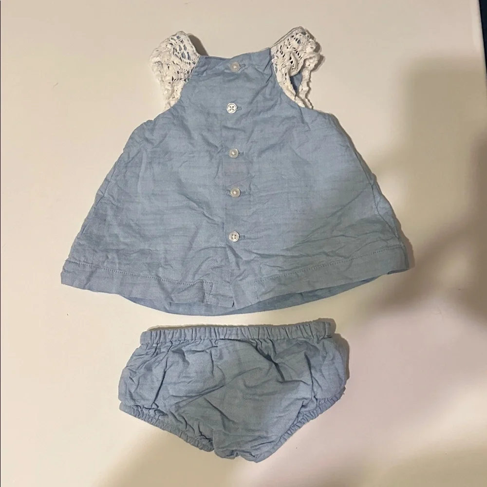 Edgehill Collection Blue and White Diaper Cover Set